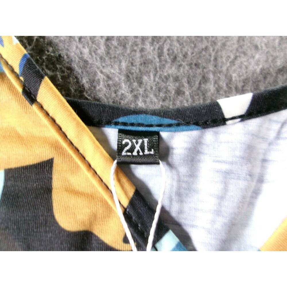 Ouges Dress Womens 2XL Floral Spaghetti Strap V-N… - image 8